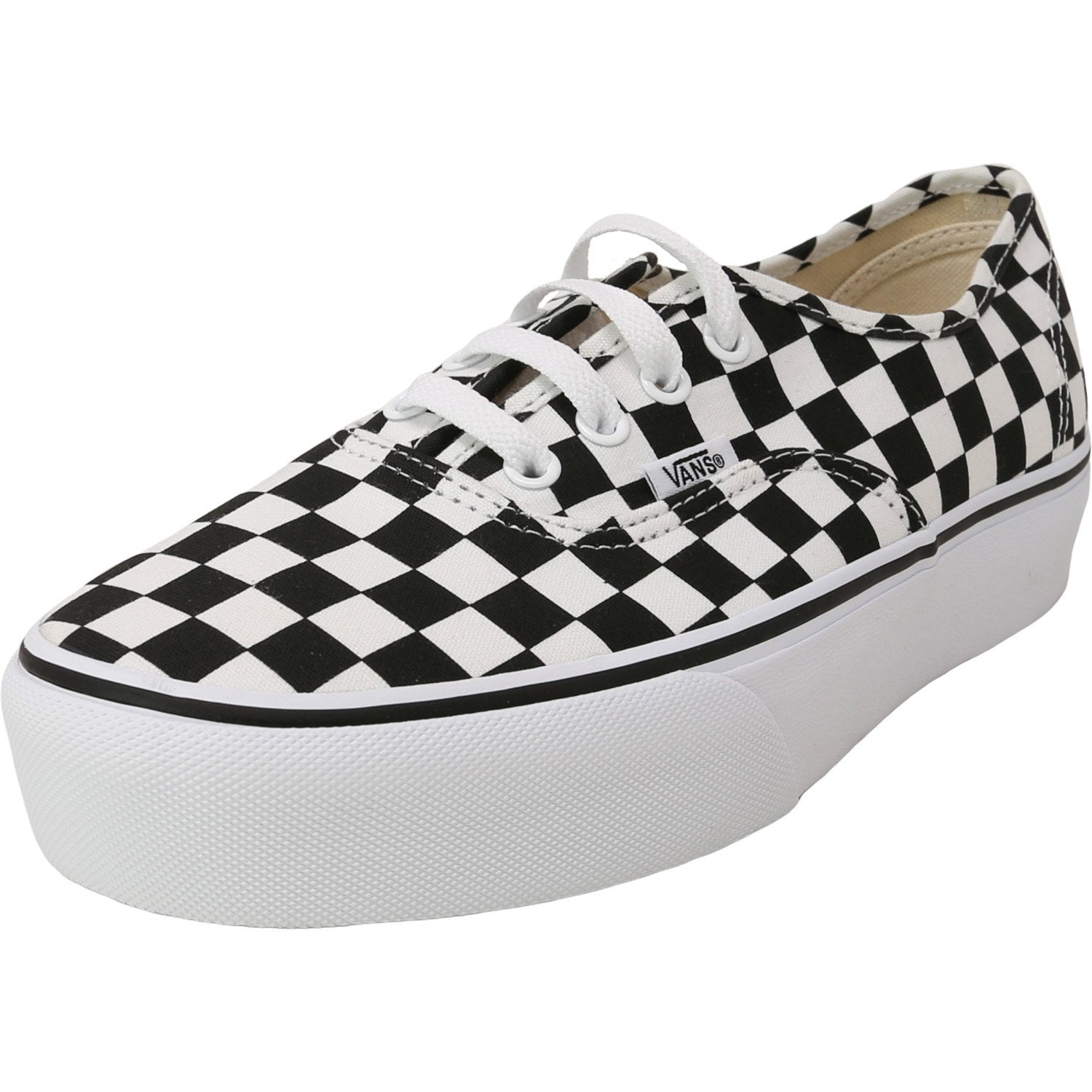 checkerboard vans platform