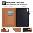 thumbnail image 3 of iPad mini 6 Case, Dteck Flip Case for iPad mini 8.3 inch 2021, Matte PU Leather Wallet Case with Auto Wake Sleep For iPad mini (6th Generation),Brown, 3 of 5
