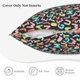 thumbnail image 3 of KLL Alphabet Decorative Throw Pillow Covers Velvet Soft for Couch Sofa Bedroom Living Room Outdoor (No pillow core)- 20"x20", 3 of 5