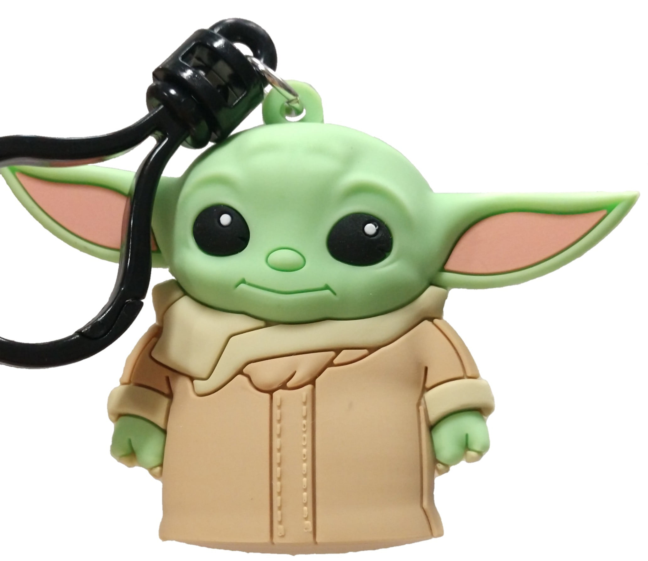 Star wars the child baby Yoda 6.75 inch printed plush key chain clip on 