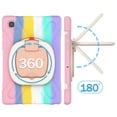 thumbnail image 5 of Case for Samsung Galaxy Tab A7 10.4 inch, 360 Degree Rotating Hand Grip Shockproof Cover with Shoulder Strap, Colourful Pink, 5 of 7