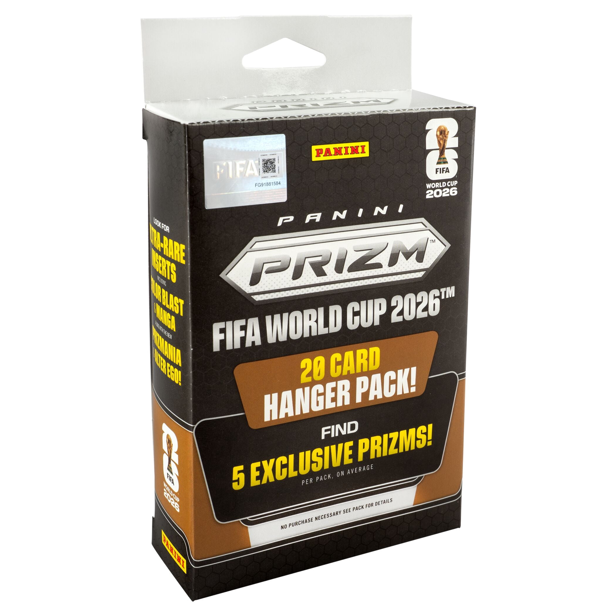 26 Panini Prizm World Cup Soccer Exclusive Trading Cards Hanger