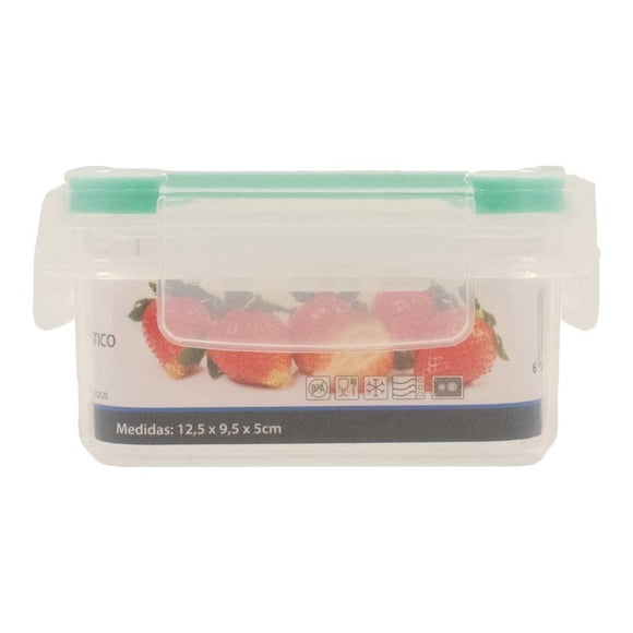 Contenedor Mainstays de Plástico Rectangular Transparente 280 ml