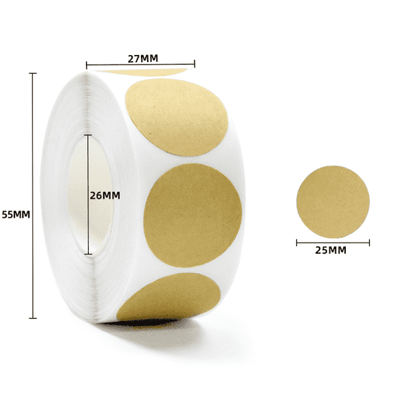 CCOCC 500Pcs Dissolvable Food Labels,Easily Dissolvable Canning Labels,Saves Time Stickers