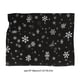 thumbnail image 4 of Manta suave y cálida con estampado de copos de nieve navideños, ideal para sofá, cama, oficina o viajes. Multiusos., 4 of 7
