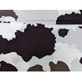 thumbnail image 3 of De Leon Collections 63702 Cow Hide Print Animal Print Sheet, Brown & White - Full Size, 3 of 4