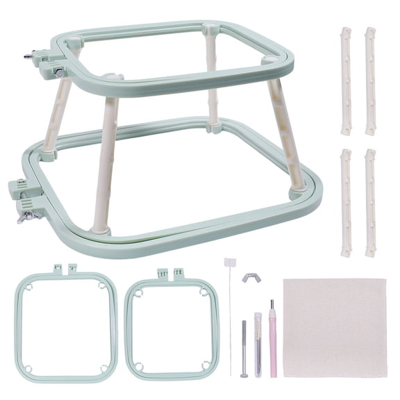 Double Embroidery Stands Embroidery Hoop Holder Stitch Supplies Accessory for DIY Sewing Craft Projects 11x9.44x5.11inch