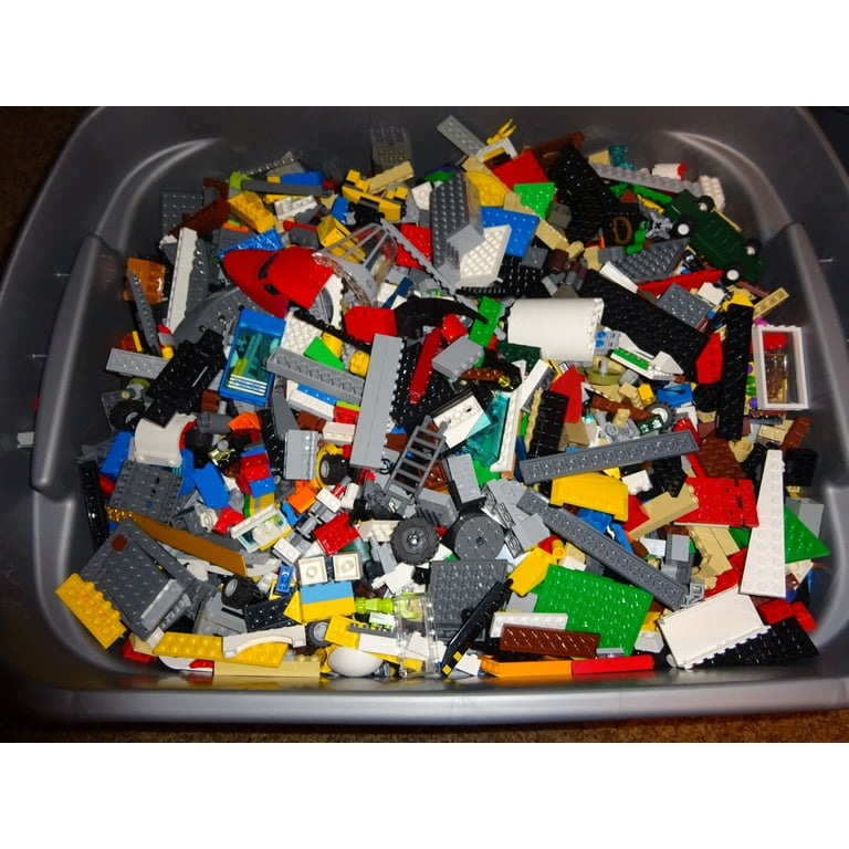 LEGO LOT! 2 pound bag of Bricks, parts, Tires, accessories - Walmart.com