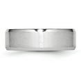 thumbnail image 3 of Chisel Cobalt Satin and Polished Beveled Edge 7mm Band, 3 of 7