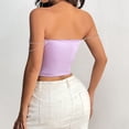 thumbnail image 4 of JMKQLZ Women's Spliced Lace French Fishbone Strapless Pearl, 4 of 7