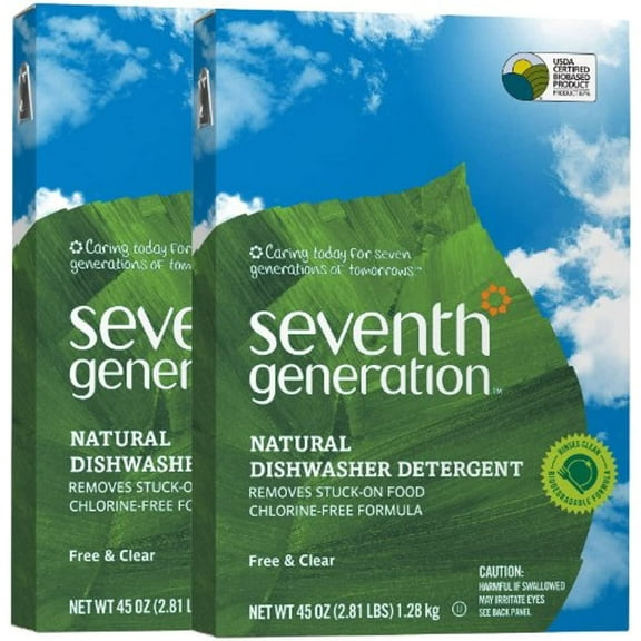 Seventh Generation Auto Dish Powder - 45 Oz - 2 Pk