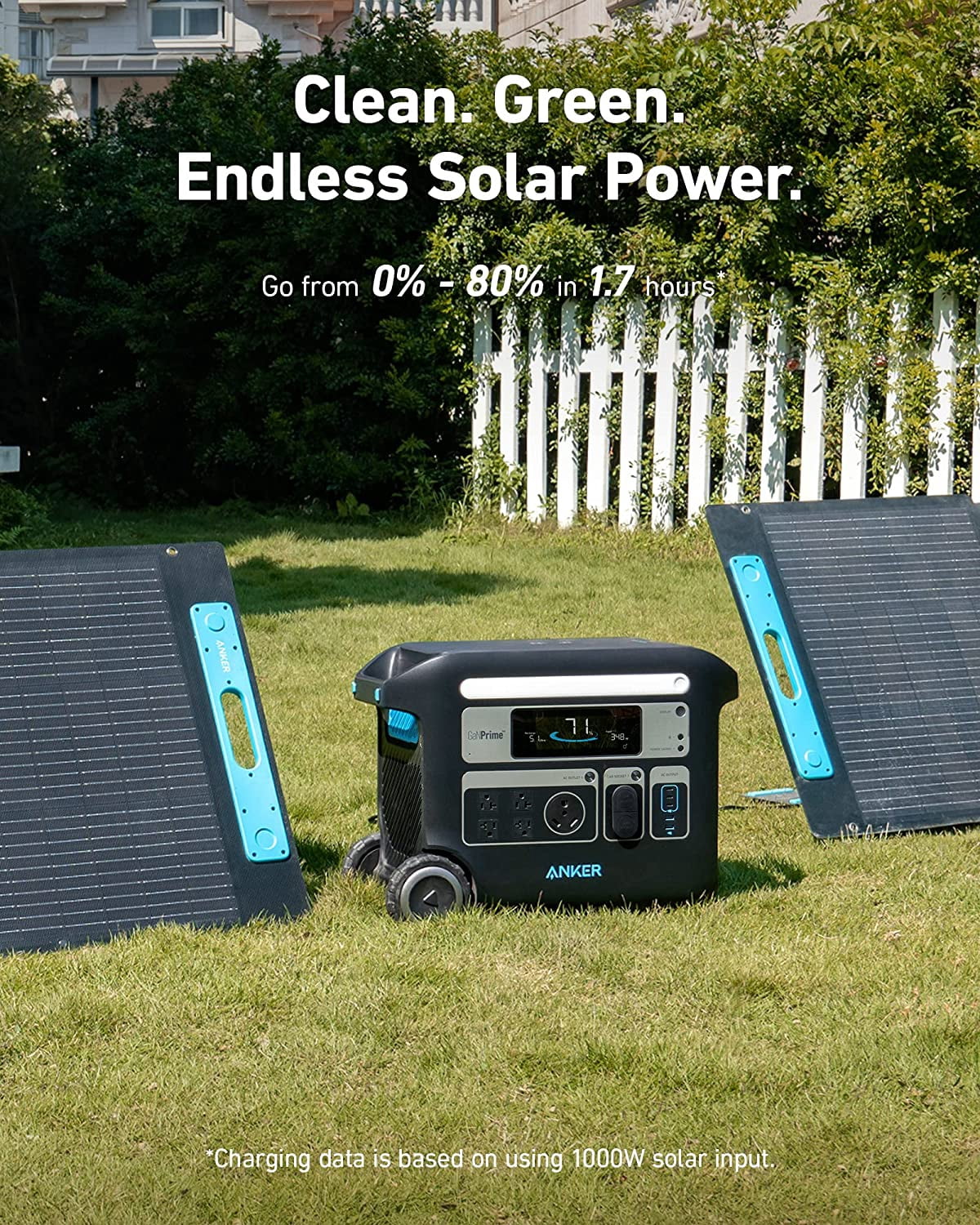 Anker SOLIX F2000 Portable Power Station, PowerHouse 767, 2048Wh GaNPrime Solar Generator with 5200W Solar Panels for Home, Power Outage, Outdoor Camping