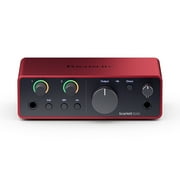 Focusrite Scarlett Solo 4th Gen USB Interface with Software Suite, Bundle with H&A 15 XLR Microphone Cable
