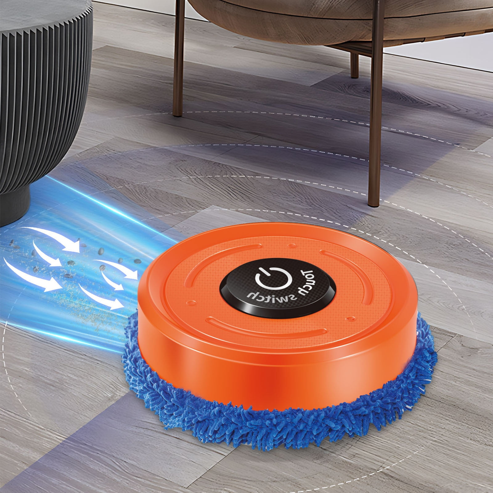 Household Intelligent Sweeping Robot with Automatic Water Tank, Vacuum Cleaner for Sweeping and Mopping, Low Noise and Efficient Cleaning, Suitable for 90-120㎡