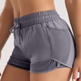 thumbnail image 5 of Athletic Shorts for Women 2026 Summer Lightweight Elastic Waist Drawstring Workout Yoga Running Shorts with Pockets, 5 of 6