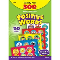 Trend Enterprises Stinky Sticker, Positive Words Stickers, Pack of 300
