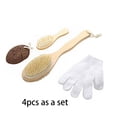 thumbnail image 4 of Naiovety 4 unids/set cepillo de ducha con mango depurador de brazo trasero cepillos para el cuidado de la piel suministro de masaje exfoliante para el Juegos de accesorios de baño Naiovety HA074798-00, 4 of 6