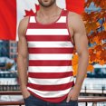 thumbnail image 2 of KPOPLK Men's Tank Tops Quick Dry Sleeveless Workout Muscle Shirt Athletic Bodybuilding Gym Performance Tee Shirts Size XXXL,Red, 2 of 5