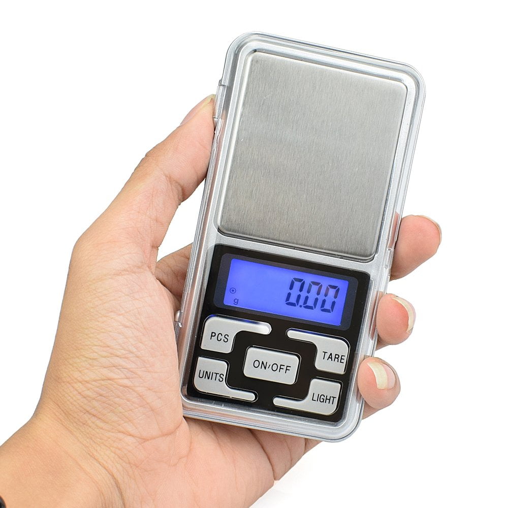 500g/200g*0.01g LCD Digital Pocket Scale Jewelry Gold Gram Balance Weight Scale 