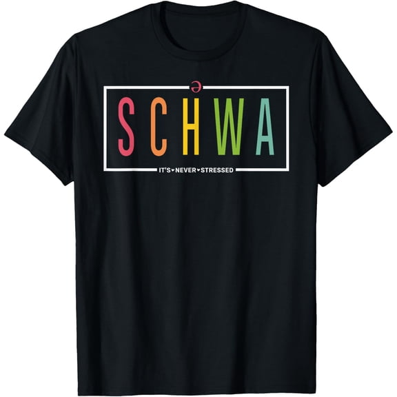 Schwa Teacher Reading Literacy for English Grammar Teachers T-Shirt