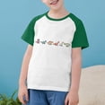 thumbnail image 3 of RXIRUCGD 2025 Vêtements d'Été pour Enfants Tout-Petits Garçons Filles Mode Mignon Col Rond Imprimé Manches Courtes Haut, 3 of 7