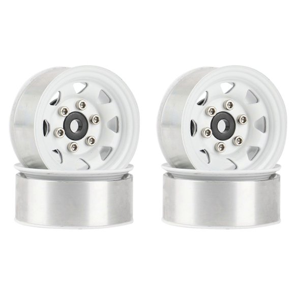 4PCS 1.55 Metal Beadlock Wheel Rim Hub for 1/10 RC Crawler Car Axial Jr 90069 D90 CC01 LC70 ,1