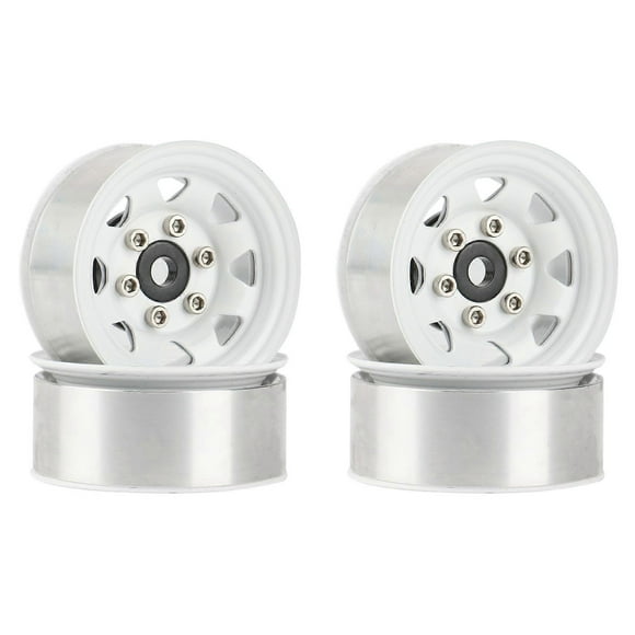 4PCS 1.55 Metal Beadlock Wheel Rim Hub for 1/10 RC Crawler Car Axial Jr 90069 D90 CC01 LC70 ,1