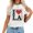 White, variant on Hollywood Thread Classic I Love LA with Red Heart Los Angeles Pride Women's T-Shirt