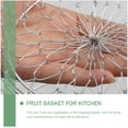 thumbnail image 4 of PBPBOX Fruit Basket For Kitchen Wall Mounted Silver Iron 1Set Space Saving, 4 of 8