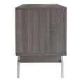 thumbnail image 4 of Foran 4-Door Wood Distressed Gray TV Stand for 60" TV, 4 of 8