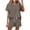 Brown, variant on Two Piece Outfits for Women Summer Casual Lounge Sets Button Down Top and Shorts Set Sweatsuits with Pockets