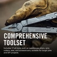 thumbnail image 2 of LEATHERMAN, Rebar Multitool with Premium Replaceable Wire Cutters and Saw, Stainless Steel, 2 of 8