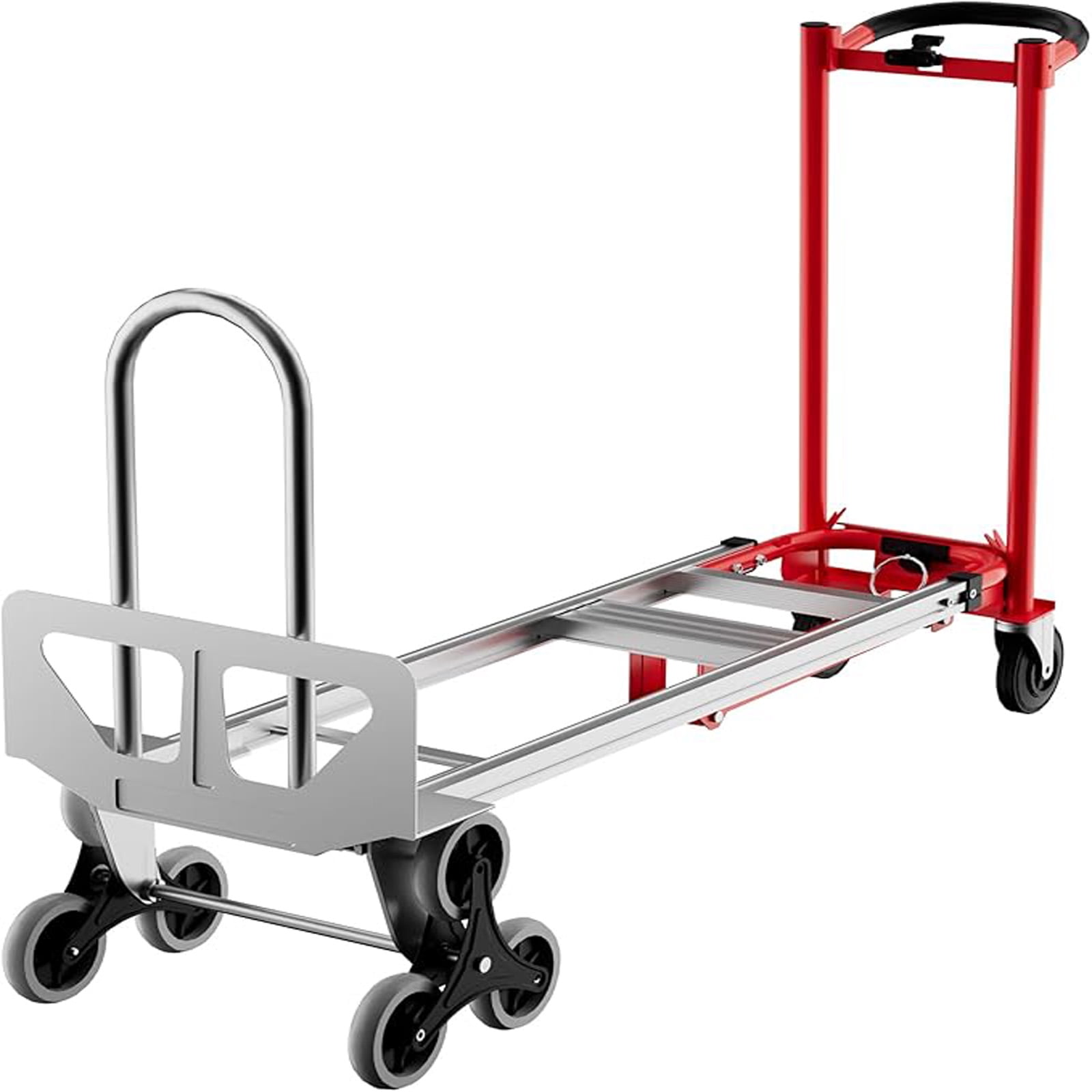 CazToi 3 in 1 Folding Hand Truck 770lbs Capacity Folding Aluminum Dolly