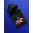 thumbnail image 3 of Modern Usa Independence Day Hoodie Women -Image by Shutterstock, Female 3X-Large, 3 of 4