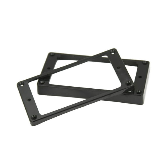 Allparts Humbucking Pickup Rings Curved Bottoms, Black