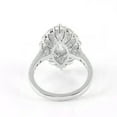thumbnail image 6 of solitaire jewels Art Deco Marquise Moissanite Halo Engagement Ring For Women, 10K White Gold, 6 of 8