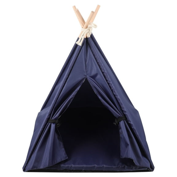 Minkissy Navy Pet for Small Animals, Cozy Indoor Outdoor , 15.7 x 15.7 x 19.7 inches, 1 Pack