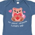 thumbnail image 4 of Inktastic My Great Grandpa Loves Me Bear and Hearts Boys or Girls Baby Bodysuit, 4 of 5