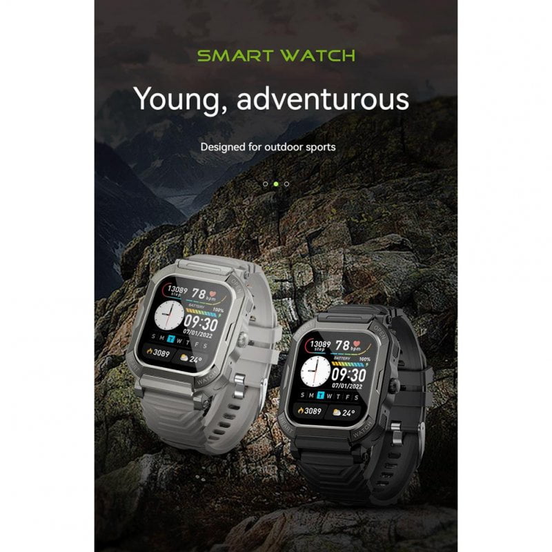 H30 Smart Watch Bluetooth Call Electronic Pedometer Heart Rate Blood Oxygen Monitoring Sports Smartwatch Black