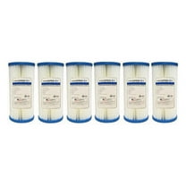 SPC-45-1020 Whole House Sediment Pleated Water Filter, Washable and Reusable, 4.5" x 10" - 20 micron (6 Pack)