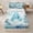 Ocean A, variant on Manfei Watercolor Underwater Letter A Axolotl Sea Turtle Zipper Twin Comforter Sets with Fitted Sheet and 2 Pillowcases, Nautical Alphabet Print Zipper Bedding Set, Stars Reversible, 4 Pieces