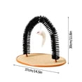 thumbnail image 3 of ¡Campaña con descuento!Dispositivo antipicazón y frotador para el pelo de gato, cepillo de plástico en forma de arco, rascador para gatos, juguete para gatos, cuidado del cabello, placer personal, ra, 3 of 9