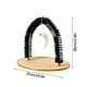 thumbnail image 3 of ¡Campaña con descuento!Dispositivo antipicazón y frotador para el pelo de gato, cepillo de plástico en forma de arco, rascador para gatos, juguete para gatos, cuidado del cabello, placer personal, ra, 3 of 9