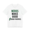 thumbnail image 3 of Nerd T-Shirt, Nerds make good sugar daddies v1, funny book lover tshirt, 3 of 4