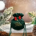 thumbnail image 6 of Cheapark Christmas Velvet Gift Bag - Flap Pocket Design - Christmas Eve Candy Box & Fruit Storage Bag For Holiday Gift Giving & Home Festive Decor, 6 of 6