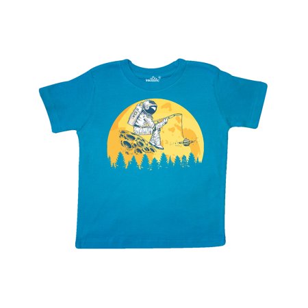 

Inktastic Astronaut Fishing on Moon Gift Toddler Boy or Toddler Girl T-Shirt