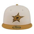 thumbnail image 2 of Men's New Era  Cream/Tan Dallas Stars Colorpack Two-Tone 59FIFTY Fitted Hat, 2 of 5