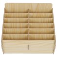 thumbnail image 1 of OULII Desktop Storage Phone Holder Wood Multi-functional Storage Box 1 Pair for Classroom Use, 1 of 8