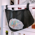 thumbnail image 3 of Bunblic 2x Universal Multifunction Buggy Net Bag Baby Side Hanging Mesh Bags Organizer Pouch Lightweight Carrying Diapers Gift, 3 of 7