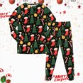 thumbnail image 2 of TOWED22 Girls Boys Christmas Pajamas Xmas Graphic Pjs Toddler 2 Piece Sleepwear Kids Holiday Clothes Set, 2 of 9
